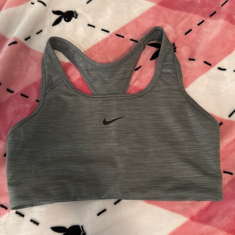 Medium Nike sports bra, gray
